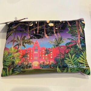 United Airlines Hawaii Amenity Kit with UA Body NWT Royal Hawaiian Pink Palace